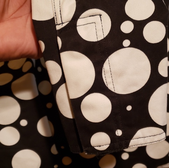 Pokadots Button Down Gap Coat - Picture 5 of 8